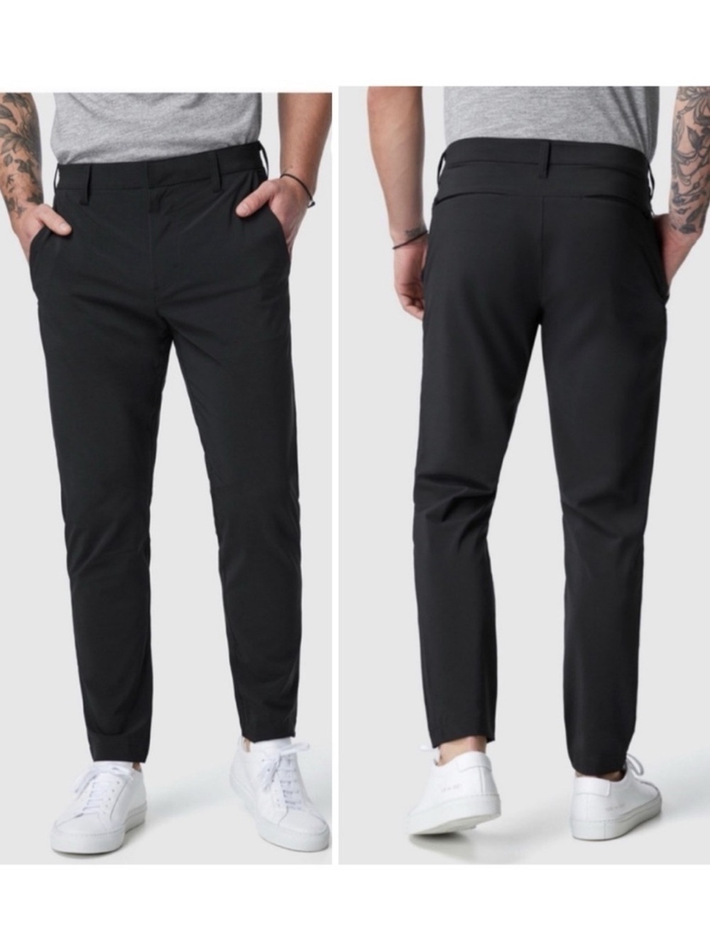 Fabletics The Only Pant Men’s 40x30 Black NWT 4-Way Stretch Water Resistant